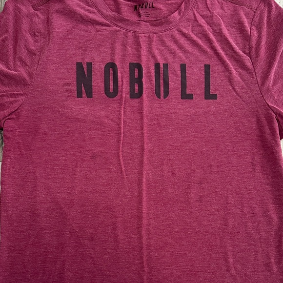 NOBULL Women's Burgundy Short Sleeve Tee - Picture 2 of 6